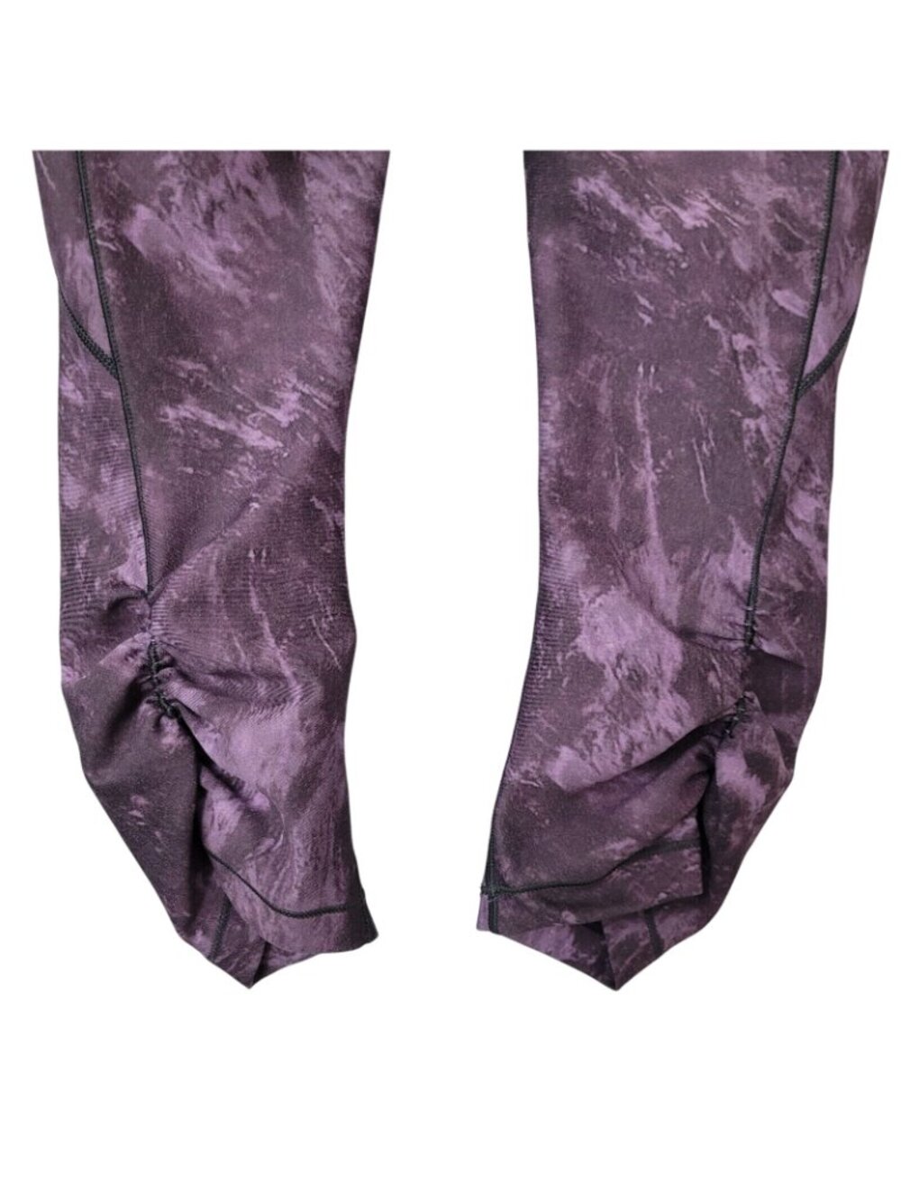 Calia by Carrie Underwood Leggings Womens Size XS Purple Rouched Cropped Workout - Picture 6 of 7